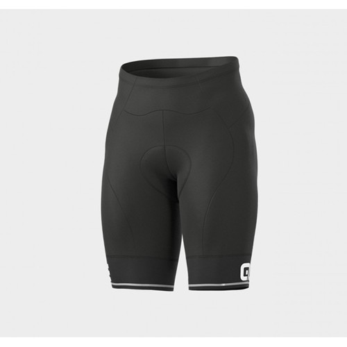 ALÉ Solid Corsa Shorts - Black/ White