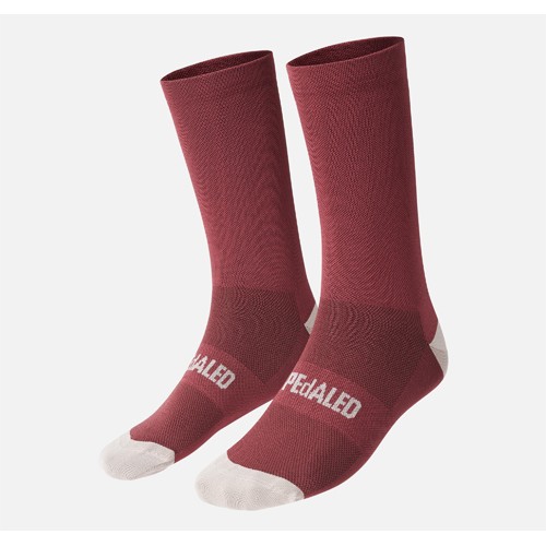 PEdALED Mirai Lightweight Socks - Sundried Tomato