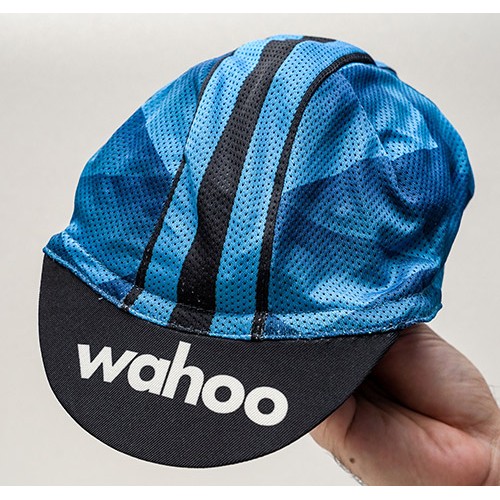 Wahoo Blue Mesh Cycling Cap